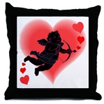 Love Cupid Love Hearts Throw Pillow I Love You Gifts 