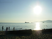 English Bay Vancouver BC Canada Landscape Seascape Beach Photo