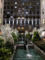Rockefeller Square New York City Christmas Landmark Photo
