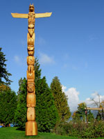 Vancouver Landmark Photo First Nations Totem Pole Photo