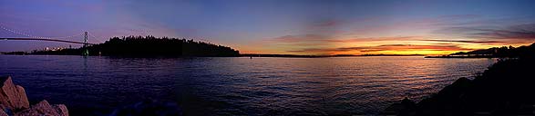 Vancouver Skyline Cityscape Seascape Photo