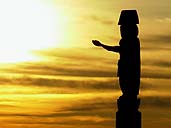 Totem Pole Ambleside Vancouver BC Photo