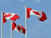 Canada Flags English Bay Photo Vancouver BC