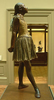 Degas Bronze Dancer Sculpture Metropolitan Museum of Art New York New York