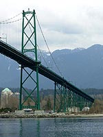 Lions Gate Bridge Vancouver BC Canada Bridge Photo