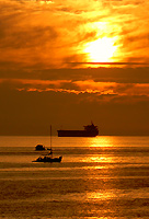 Seascape Photo English Bay Vancouver Sailing Sunset Photo