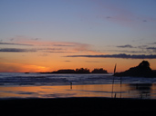Sunset Beach Tofino BC West Coast Pacific Ocean