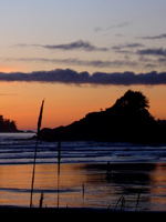 Sunset Beach Photo West Coast Pacific Ocean Tofino BC