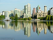 Lost Lagoon Vancouver Cityscape Stanley Park Photo