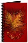 Canada souvenir journal, note book, canada sketchbook souvenir original maple leaf Canada souvenir book