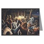 Dancing Bears Art Print Greeting Cards / Note Cards Bear Art Gift Cards celebration bear party invitation Greeting Cards Art and design by Canadian First Nations Artist Kim Hunter / INDIGO E-mail the artist to customize.