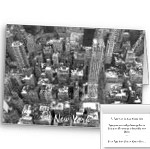New York Cards Personalized NY City Cards Classic Black and White New York Cards