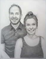 Family Pencil Portrait 