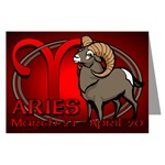 Aries Greeting Cards Gifts Astrology Cards for Men Women Boys Girls Astrology Aries Ram Cards for Birthdays Invitations Aries Horoscope Card Art & Design Beautiful Aries Ram Cards Aries Birthday Cards Astrology Gifts