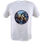 Polar Bear T-shirt Art Value T-shirt Wildlife Bear Paintin