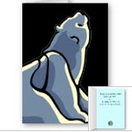 Kid's Arctic Art Cards Baby Bear Card Blank or Personalized Wildlife Art Greeting Cards 