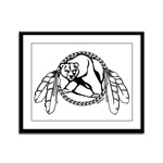 Tribal Polar Bear Art Painting Wildlife Art Print Metis First Nations Art Prints Online