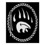 Tribal Bear Art Prints Native Wildlife Art Posters Bear Art Prints 