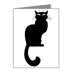 Black Cat Note Cards 10 Pack Cat Art Gift Cards Cat Lover Greeting Cards Cat Lover Apparel, Cat Lover Gifts for Women, Men, Boys, Girls & Baby, Home & Office Beautiful, Colorful Cat Lover Art & Design by Canadian Artist / Designer Kim Hunter.