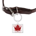 Canada Souvenir Pet Tags Canada Anthem Dog Souvenirs