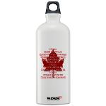 Canada Anthem Souvenir Water Bottles