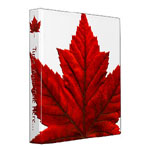 Canada Maple Leaf Souvenir Binders 