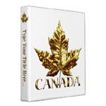 Personalized Canada souvenir book binders and photo albums for home school and office