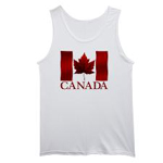 Men's Canada Flag Tank Top Canada Souvenir Muscle Shirts 