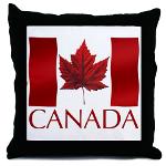 Canada Throw Pillows Microsuede Burlap Woven and Canvas Canada Throw Pillows Souvenir Collections