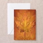 Canada Souvenir Maple Leaf Cards Autumn Leaf Cards 