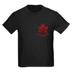 Kid's Canada Maple Leaf T-shirts Canada Souvenir Kid's Shirts