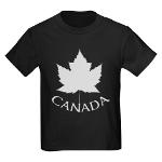 Kid's Canada Maple Leaf T-shirts Canada Souvenir Kid's Shirts