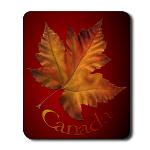 Autumn Maple Leaf Canada Mousepads Canada SOuvenirs 