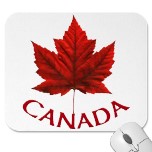 Canada Maple Leaf Mousepads Added 