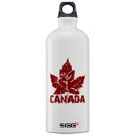 Cool Retro Canada Souvenir Water Bottles 