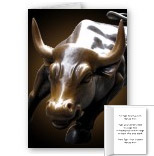 Personalized New York Souvenir Cards Custom New York Bull Cards