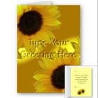 NEW Sunflower Cards Personalized Message Sunflower Cards