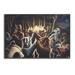 Dancing Bears Art Postcards, Dancing Beards Note Cards Bear Art Gift Cards celebration bear party invitation Greeting Cards Art and design by Canadian First Nations Artist Kim Hunter / INDIGO E-mail the artist to customize.