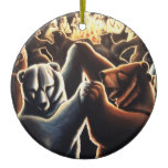 Fully Customizable Bear Art Ornaments Personalized Decorations and Your Name Here Christmas Decorations 