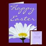 Happy Easter Greeting Cards Personalized Easter Cards Classic Spring Flowers Cards 