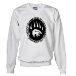 Polar Bear Art Sweatshirt Wildlife Art Mother & Cub Sweatshirt 