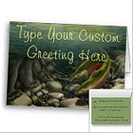 Fishing Cards BC Wildlife Art Cards Canadian Wildlife Conservation Art Cards