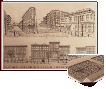 Vancouver Poster Gastown Cityscape Posters Vancouver SOuvenir Art Prints Illustration Prints & Posters