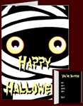 Happy Halloween Cards Personalized Halloween Mummy Invitations 