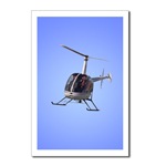 Helicopter Birthday Cards, Black Helicopter greeting cards, 1, 8 or 20 Pack of Helicopter art Cards for men, women, boys & girls. Cool Helicopter cards shop online