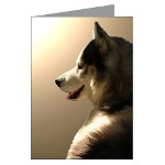 Husky Cards Siberian Husky Greeting Cards & Sled Dog Gifts