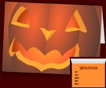 Halloween Cards Jack-o-lantern Invitation Custom Halloween Cards 
