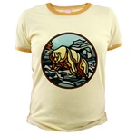 Polar Bear Art Jr. Ringer T-Shirt
