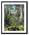 Canadian Landscape Painting Framed Art Prints, Fine Art Posters, Landscape Painting Prints, Landscape Painting Framed Prints Canadian Old Growth Forest Art Print greeting cards, magnets, calenders,journals , gifts & More