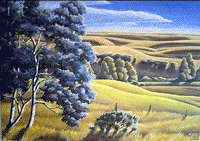 Alberta landscape painting  Aspen on the Alberta Foothills Oil Painting For Sale wildlife painting Canadian Artist Kim Hunter / Indigo Commissioned paintings welcome! 